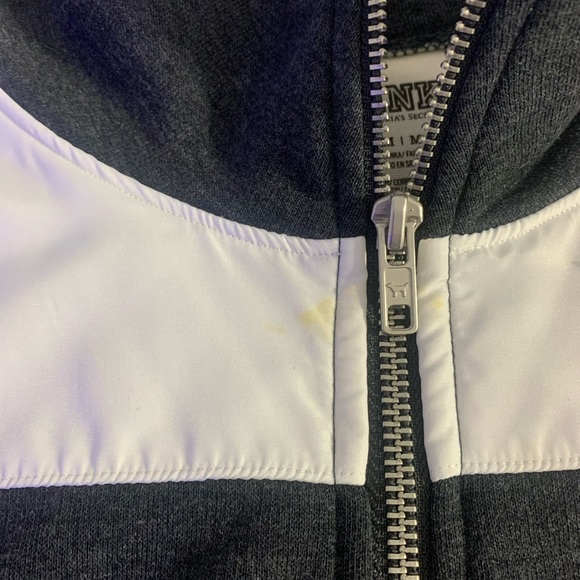 PINK VS 1/4 Zip Pullover Sweatshirt Ladies Sz M - Picture 6 of 6